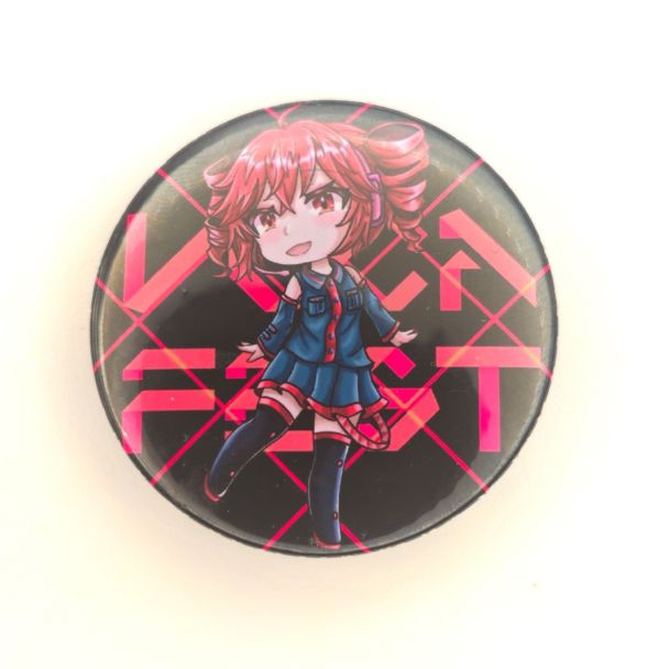 Chibi Kasane Teto Badge