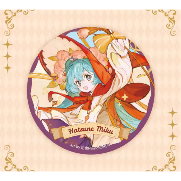 Bemoe witch seri acrylic badge 