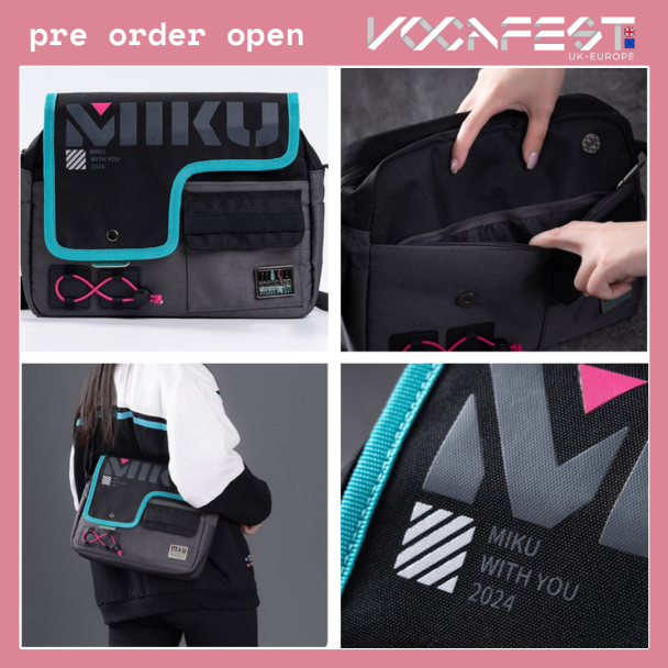 Moeyu Goods Miku with you 2024 messager bag