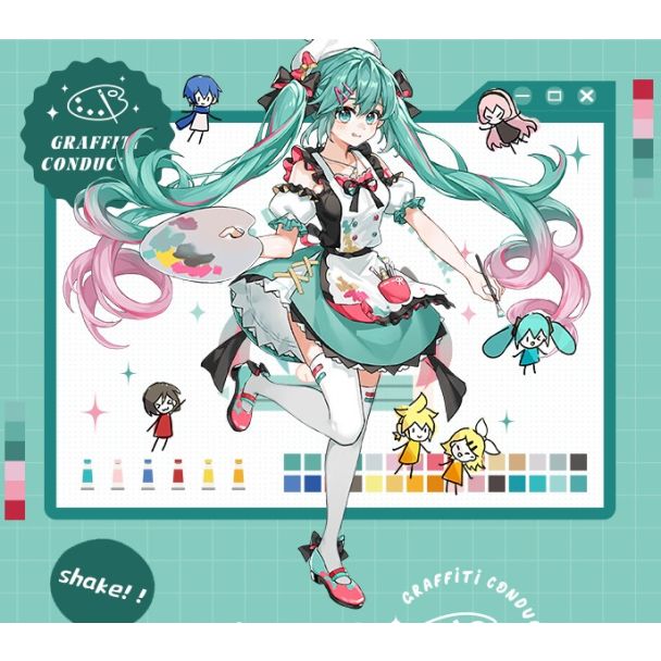Moeyu Goods Graffiti Conductor Acrylic Stand