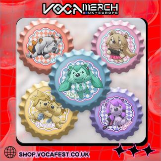 TETO DAY Bottle Cap Fridge Magnet Gacha (PRE-ORDER ONLY)