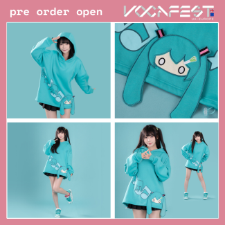 [Pre-Order] Moeyu Goods Miku Hoodie
