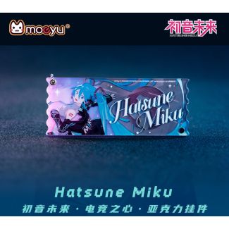 Moeyu Goods Miku Heart Of ESports Ticket Style Keychain