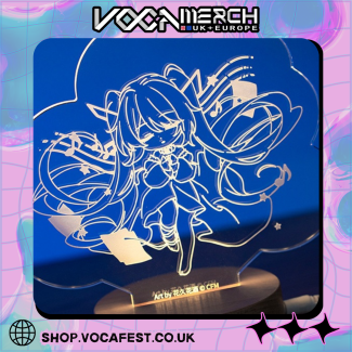 Miku 'Vivid Dream' Acrylic LED Lamp