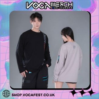 Miku 'Neon Techno' Long-sleeved T-shirt